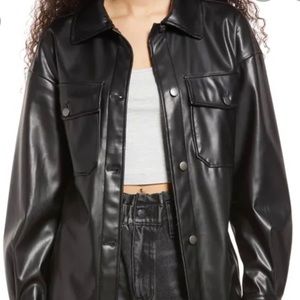 Vigoss black overfit Shacket